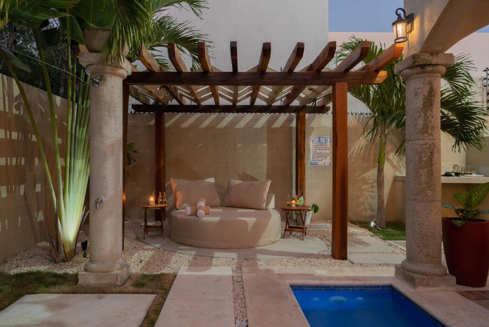 Tulum Stunning Villa For 10-Cabana-Private Pool-Parking Екстериор снимка