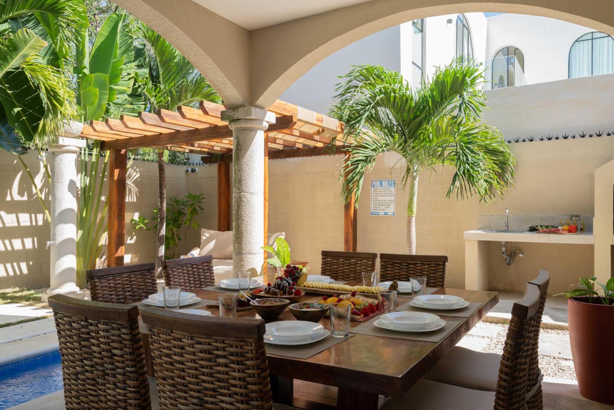 Tulum Stunning Villa For 10-Cabana-Private Pool-Parking Екстериор снимка